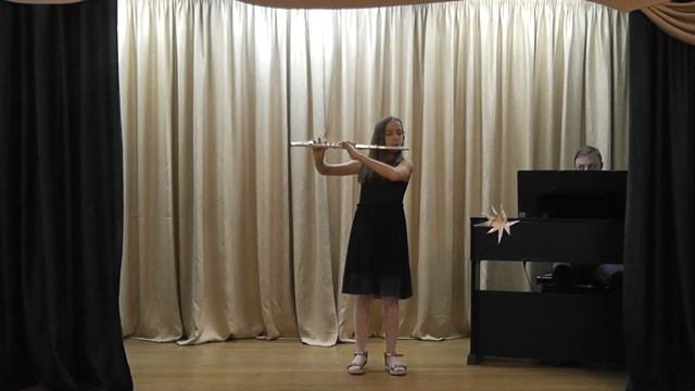 Прохорова Мария флейта  И. С. Бах 