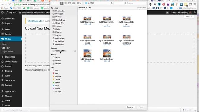 HowTo Upload Images Via Wordpress MSIA site смотреть онлайн