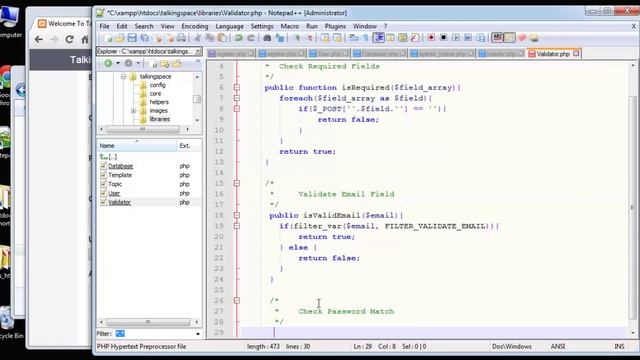 5 33 PHP and MySQL Validator class смотреть онлайн