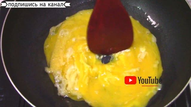 Остатки вареного риса готовлю только так всего 5 Минут!Boiled rice with egg and onion in 5 minutes! смотреть онлайн
