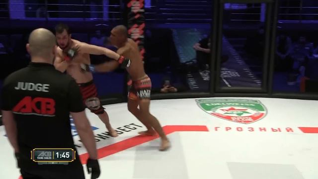 Алибек Ахазаев vs. Обердан Виэйра Тенорио | Alibek Akhazaev vs. Oberdan Vieira Tenorio | ACB 78 смотреть онлайн