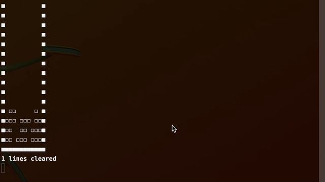 Java Console Tetris Demo смотреть онлайн