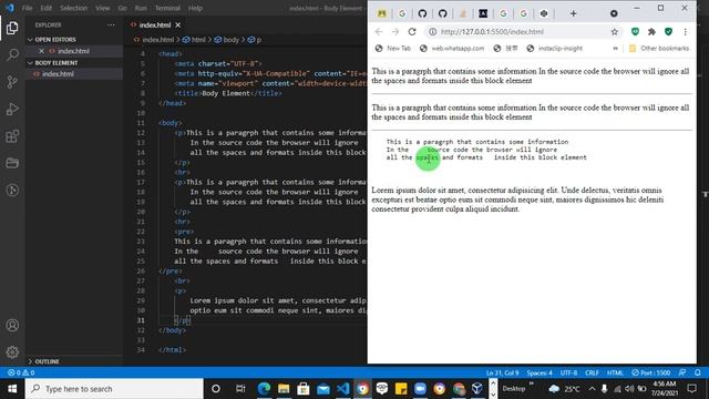 HTML Body Element | Learn HTML 04 смотреть онлайн