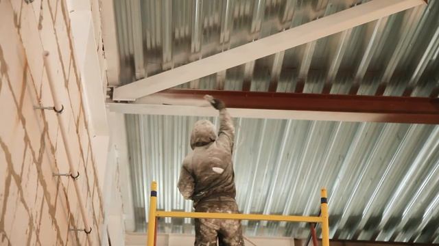 Огнезащита металлоконструкций краской