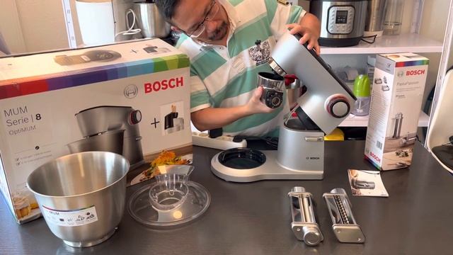 Bộ phận cán bột làm mì sợi, vỏ hoành thánh cho Bosch MUM9 - Rất dễ sử dụng và an toàn sức khỏe ?? смотреть онлайн