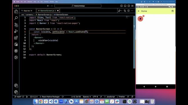 #7 Create Stunning Banners | React Native Paper Series | Beautiful, Responsive & Material UI смотреть онлайн