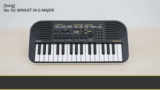 Casiotone Mini Keyboard SA-51 Tutorial Video | CASIO