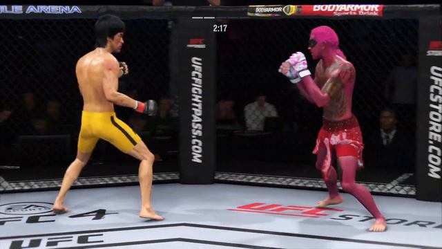 UFC4 | Bruce Lee vs Jeanne Pink (EA Sports UFC 4) wwe mma смотреть онлайн