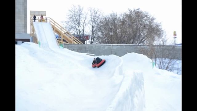 прокат тюбингов (ватрушек) в набережных Челнах пос.ЗяБ смотреть онлайн
