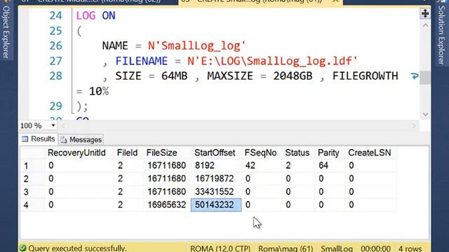 09. Администрирование MS SQL Server ч.9. Журнал транзакций смотреть онлайн