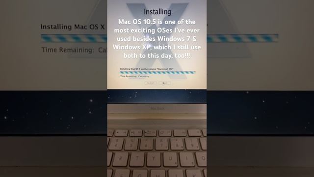 Installing Mac OS 10.5.4 On The 2006 MacBook