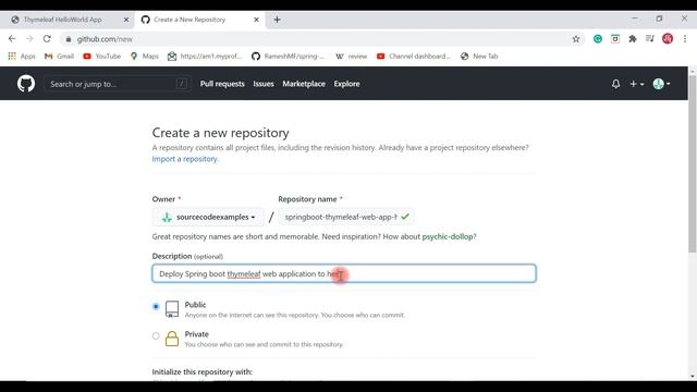 Deploy Spring Boot MVC Web Application to Heroku смотреть онлайн