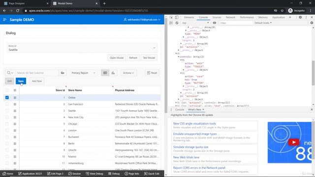 Rendering New Interactive Grid Toolbar buttons - How to Use JavaScript in Oracle Apex смотреть онлайн