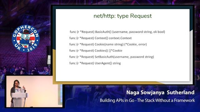GopherCon UK 2019: Naga Sowjanya Sutherland - Building APIs in Go The Stack Without a Framework смотреть онлайн