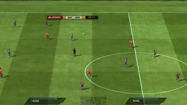 FIFA11-БАВАРИЯ-БАРСЕЛОНА 1-0 смотреть онлайн