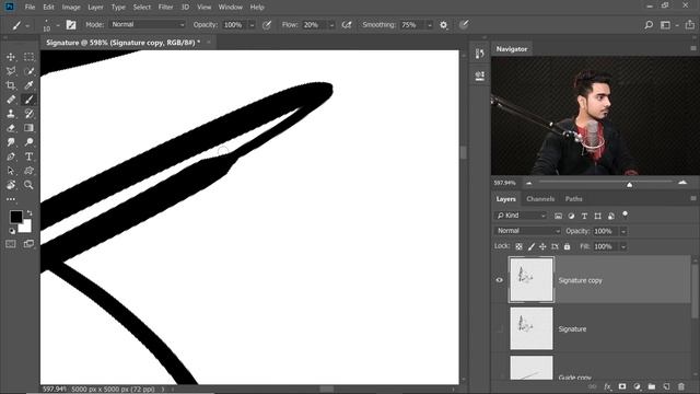 Create Your Perfect Digital Signature in Photoshop смотреть онлайн