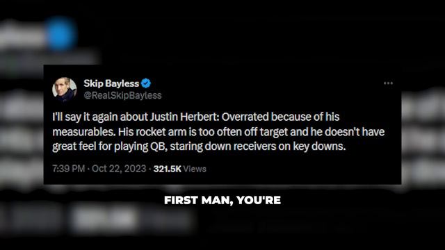 Justin Herbert: DESTROYING The Narrative That The Chargers Struggles Are His Fault смотреть онлайн