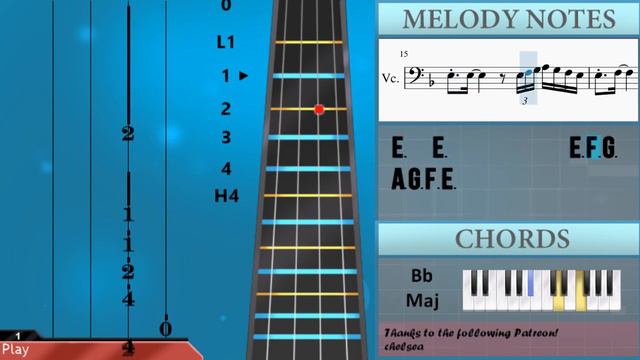 How to play Theme of Professor Layton by Tomohito Nishiura on Cello (Tutorial) смотреть онлайн
