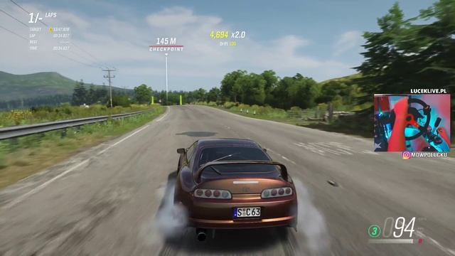 FORZA HORIZON 4 - TOYOTA SUPRA MK4 na DRIFT смотреть онлайн
