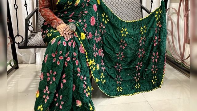 designer bandhani collection @mumbaibandhanicollection7547 смотреть онлайн