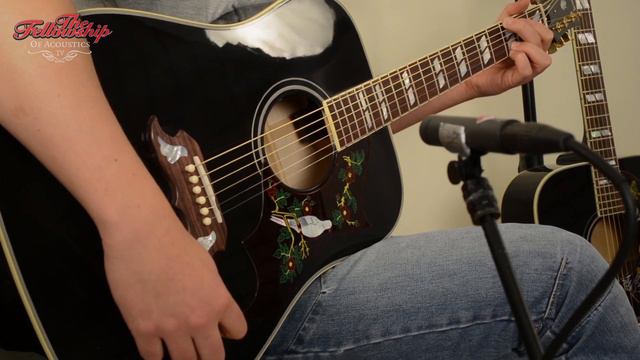 Gibson Dove Ebony Limited at The Fellowship of Acoustics смотреть онлайн