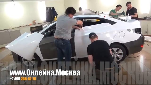 Оклейка такси желтой или белой пленкой для такси. смотреть онлайн