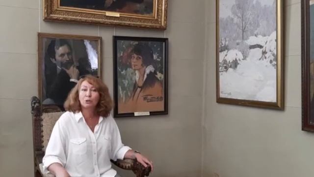 И. С. Горюшкин-Сорокопудов "Портрет А. Н. Собольщиковой-Самариной" смотреть онлайн