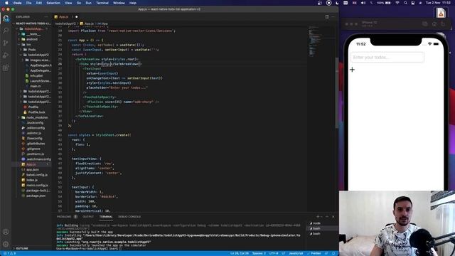 ? React Native TodoList App || React Native Project || React Native Tutorial For Beginners смотреть онлайн