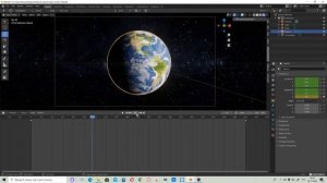 Анимация земли в Блендер/ часть 2