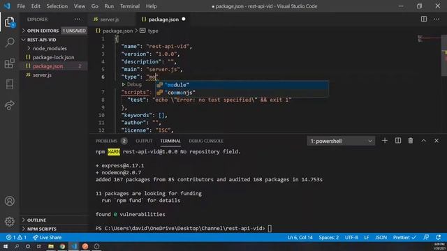 Making a REST API w/ Express, MongoDB, Node || Part 1 - Getting Started with Express смотреть онлайн