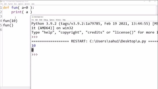 Default Parameter Value || Python [ Hindi ] смотреть онлайн