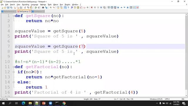 Functions in Python смотреть онлайн