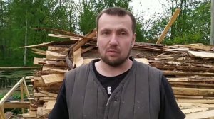 Как очистить горбыль от коры