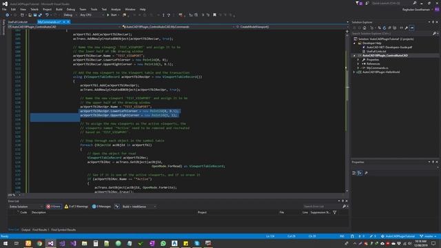 AutoCAD Viewport Creation using C# code смотреть онлайн