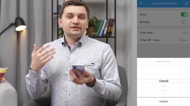 Funkcjonalności oczyszczacza powietrza Setti+ AP800W Smart смотреть онлайн