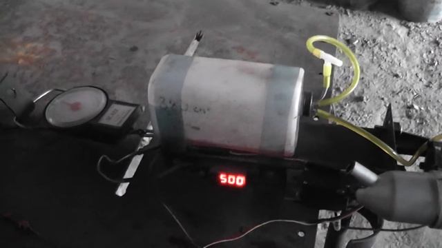 работа конверсированного метанольника ASP-61 на бензине, без реализации наддува из глушителя смотреть онлайн