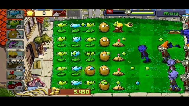 Plants vs. Zombies - Gameplay Walkthrough Part 5 - Puzzles (Android) смотреть онлайн