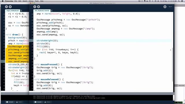 Virtual Keyboard GUI in Processing смотреть онлайн