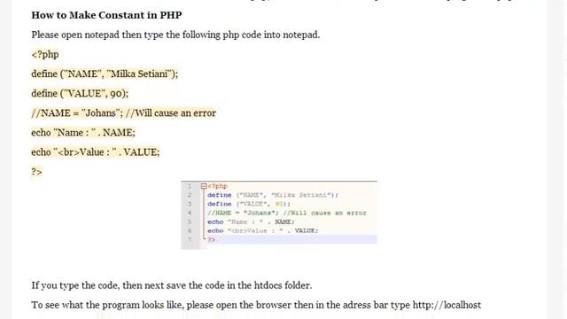 How to Make Constant in PHP смотреть онлайн