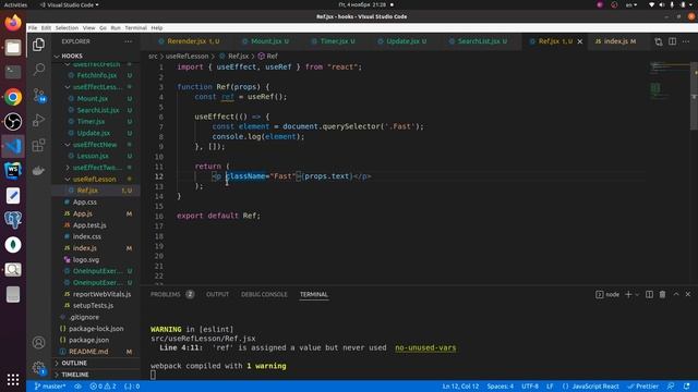 19 урок React: useRef - реактовский аналог document querySelector смотреть онлайн