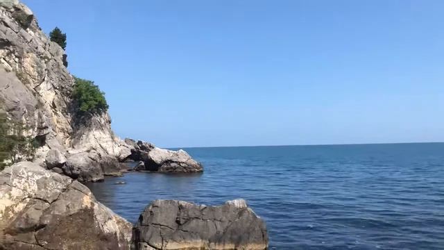 Гурзуф. Бухта Чехова. Море. 20 мая 2019 г. Часть 1. Большая Ялта. Крым. Crimea. Yalta. смотреть онлайн