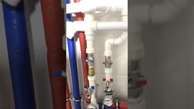 Обвязка Бойлера косвенного нагрева  300Л системы гвс и циркуляции. Сборка котельной на 60кВт.