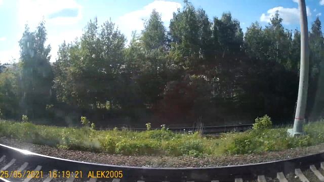 Поездка скорых поездов №126 Новороссийск - Москва, прибытие на станцию Рязань-2