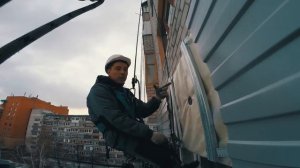 Утепление кирпичной стены с облицовкой Профлистом