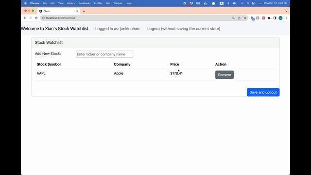 【Demo】Stock Watchlist смотреть онлайн