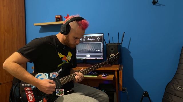 100 дней на гитаре. Челлендж 16/100 [115 BPM] Thrash metal 2022. Занятия на гитаре. Вротмненоги смотреть онлайн