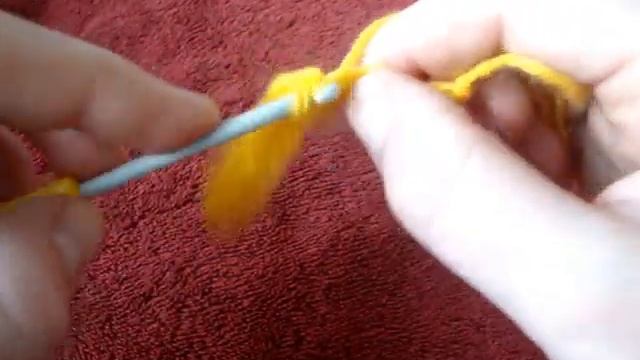 Для левшей. Как вязать крючком столбики без накида. смотреть онлайн