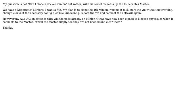 Could I clone a Kubernetes minion with vmware смотреть онлайн
