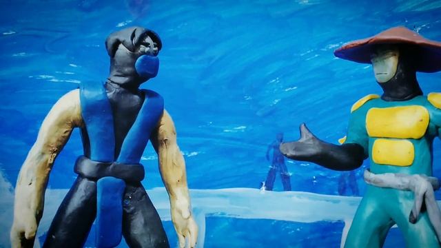 MKII Sub-zero vs Raiden(stop motion/пластилиновая анимация)1/2 смотреть онлайн