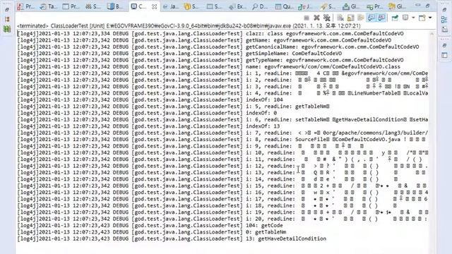 java reflection 테스트(java.lang.ClassLoader LineNumberTable, SourceFile) смотреть онлайн
